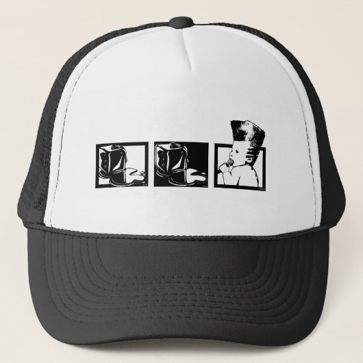 バニラアイス-氷の氷のベビー キャップ (正面)