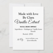 バニラエキス自家製の材料を加える重量デ シーズンカード (正面)