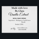 バニラエキス自家製の材料を加える重量デ ポスター<br><div class="desc">デザイン</div>