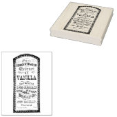 バニラエキス – ヴィンテージ薬局Ad ラバースタンプ (押印)