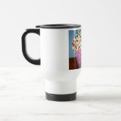 バニラカップケーキはとの芸術を振りかけます トラベルマグ (左)