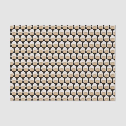 バニラカップケーキティッシュペーパー 薄葉紙 (正面)