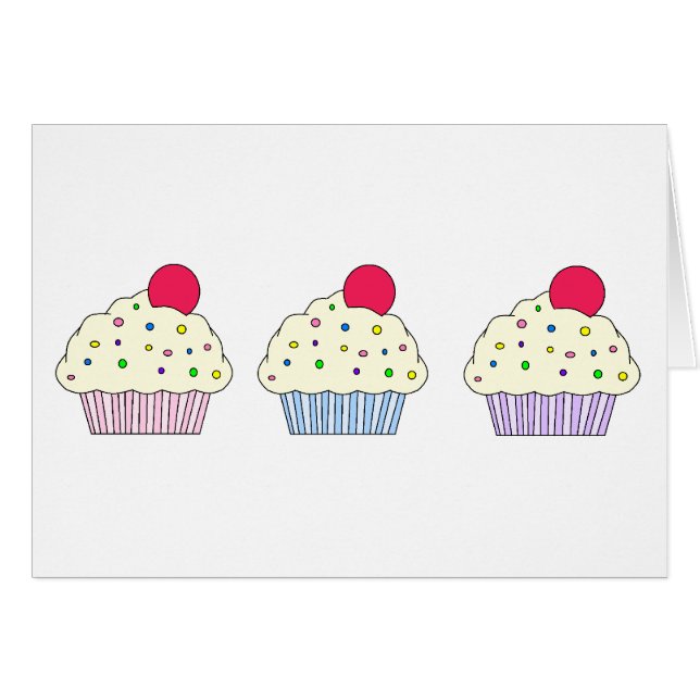 バニラカップケーキ (正面横)