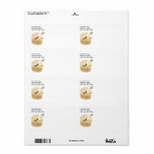 バニラカップケーキ ラベル (フルシート)