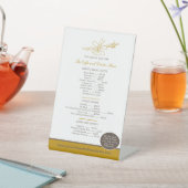 バニラカフェコーヒードリンク価格リスト茶色の黄色 台座サイン (インサイチュ)