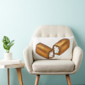 バニラクリームスナックケーキジャンクフードグルメTwinkie ランバークッション (椅子)