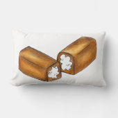 バニラクリームスナックケーキジャンクフードグルメTwinkie ランバークッション (正面)