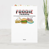 バニラケーキパーソナライズされたーグランマーズ誕生日 カード (裏面)