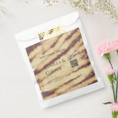 バニラコーヒー ソイキャンドル QRビジネス招待状を追加 フェイバーバッグ (封をした状態)