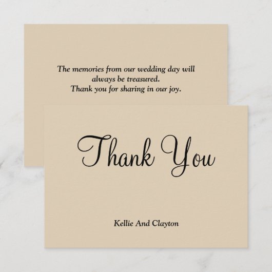 バニラサンキューカード (正面/裏面)