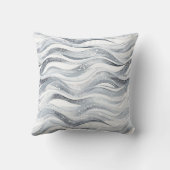 バニラシルバー紙吹雪グリジーグラムクリスマス クッション (裏面)