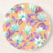 バニラスカイに咲くマグノリア コースター (正面)