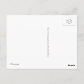 バニラストライプのドットとドット ポストカード (裏面)