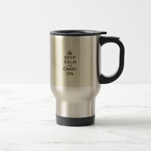 バニラチョコレートKeep Calm and Carry On トラベルマグ (右)