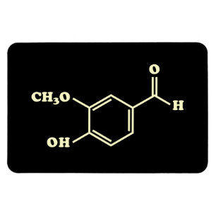 バニラバニリン分子化学式 マグネット