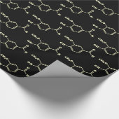 バニラバニリン分子化学式 ラッピングペーパー (角)