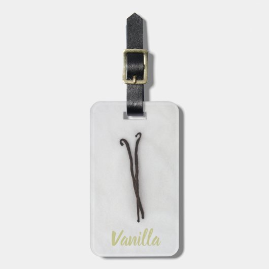 バニラビーンに砂糖 ラゲッジタグ (正面縦)