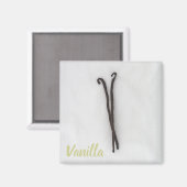 バニラビーンズに砂糖 マグネット (正面/裏面)