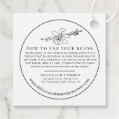 バニラビーンズ花豆スケッチモノ フェイバータグ (裏面)