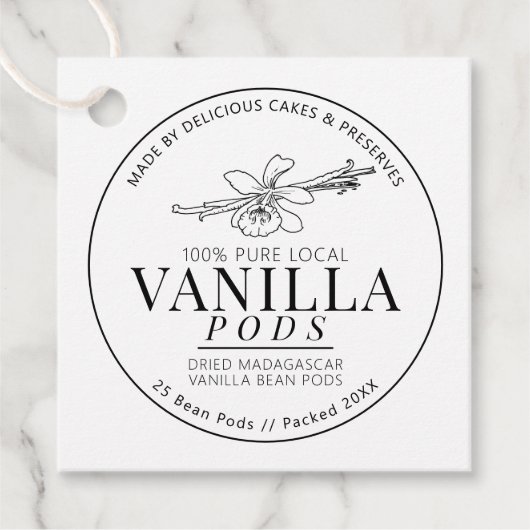 バニラビーンズ花豆スケッチモノ フェイバータグ (正面)