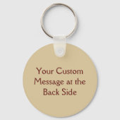 バニラフラワーアイコンキーチェーン キーホルダー (裏面)