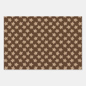 バニラフラワーパターン ラッピングペーパーシート (正面3)