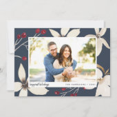 バニラブロッサム |ホリデーフォトカード シーズンカード (正面)