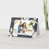 バニラブロッサム | ホリデーフォト折り畳みカード シーズンカード (正面)
