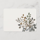 バニラホワイトボホバラクリーム披露宴結婚ズ エンクロージャーカード (裏面)