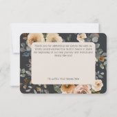 バニラホワイトボホバラブルー結婚ズ サンキューカード (裏面)