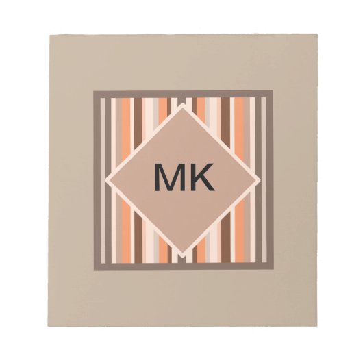 バニラメロンストライプズ ノートパッド (正面)