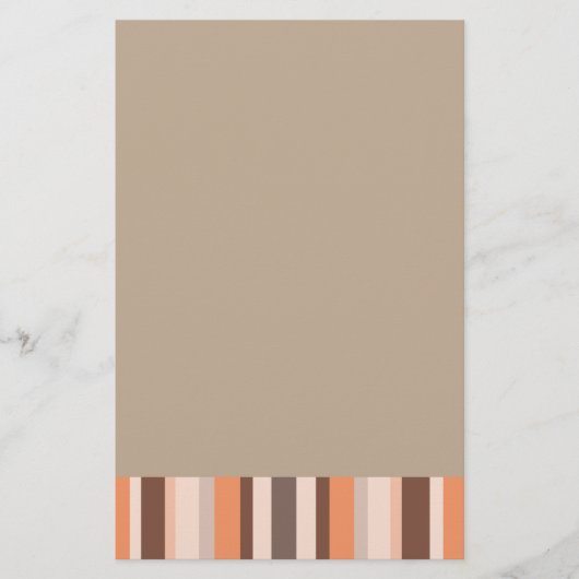 バニラメロンストライプズ 便箋 (正面)