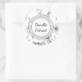 バニラ抽出スケッチラモダンベル ラウンドシール (バッグ)