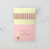 バニラ柔らかいサーブ カード (内部)