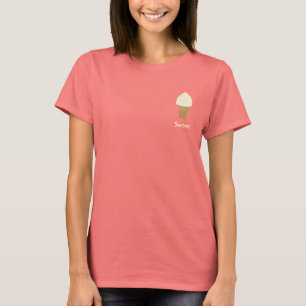 バニラ柔らかいサーブ Tシャツ