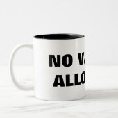 バニラ禁止!! ツートーンマグカップ (左)