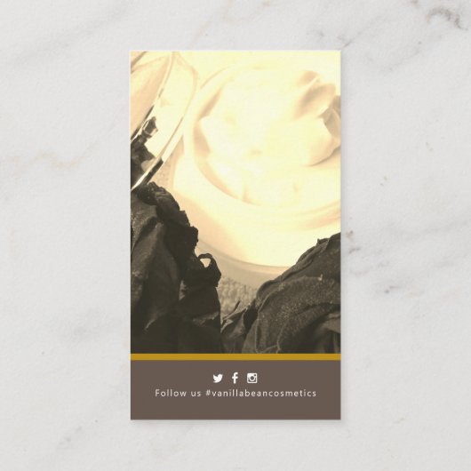 バニラ美しいヘルスカンパニーフォトカスタム 名刺 (裏面)