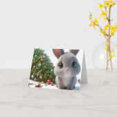 バニーいけなクリスマス カード (黄色い花)