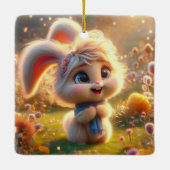 バニーおもしろいオーナメント セラミックオーナメント (裏面)
