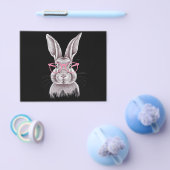 バニーおもしろいキュート家族ギフトイースター チラシ (シングル)