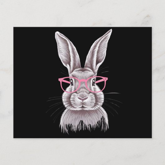 バニーおもしろいキュート家族ギフトイースター チラシ (正面)