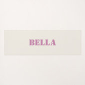 バニーおもしろいチルドレンズヨガマット ヨガマット (裏面(横))