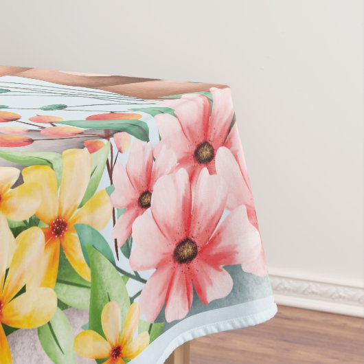 バニーおもしろいハッピーイースターデー テーブルクロス (インサイチュ)