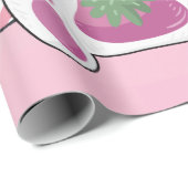 バニーおもしろいハッピーイースターデー ラッピングペーパー (ロールコーナー)