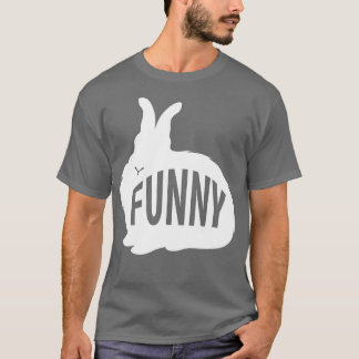 バニーおもしろい – ラビットプーン Tシャツ
