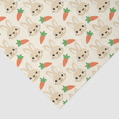 バニーおよびにんじんのイースターパターン 薄葉紙 (詳細)