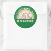 バニーお気に入りのズが私を先生 ラウンドシール (バッグ)