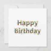 バニーお洒落の魅惑の森ハッピーバースデー (裏面)