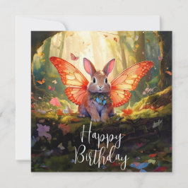 バニーお洒落の魅惑の森ハッピーバースデー