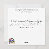 バニーお洒落ティーパーティーデライトイースター シーズンカード (裏面)